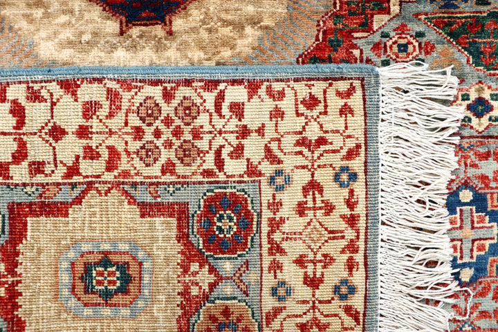 Light Slate Grey Mamluk 3' 3 x 5' 2 - No. 65925 - ALRUG Rug Store