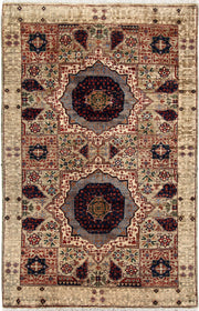 Multi Colored Mamluk 3' 1 x 4' 11 - No. 65926 - ALRUG Rug Store