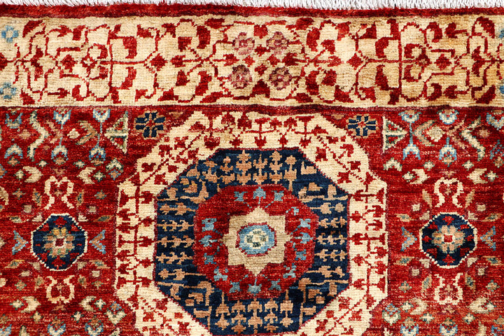 Firebrick Mamluk 3' 3 x 4' 11 - No. 65928 - ALRUG Rug Store