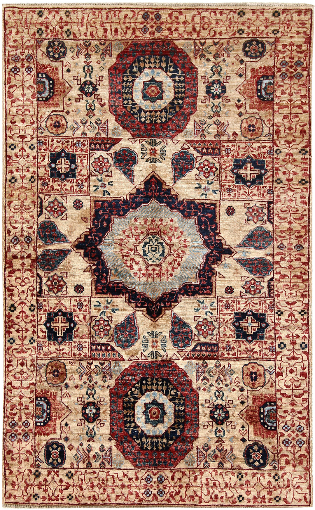 Bisque Mamluk 3' 3 x 5' 2 - No. 65929 - ALRUG Rug Store
