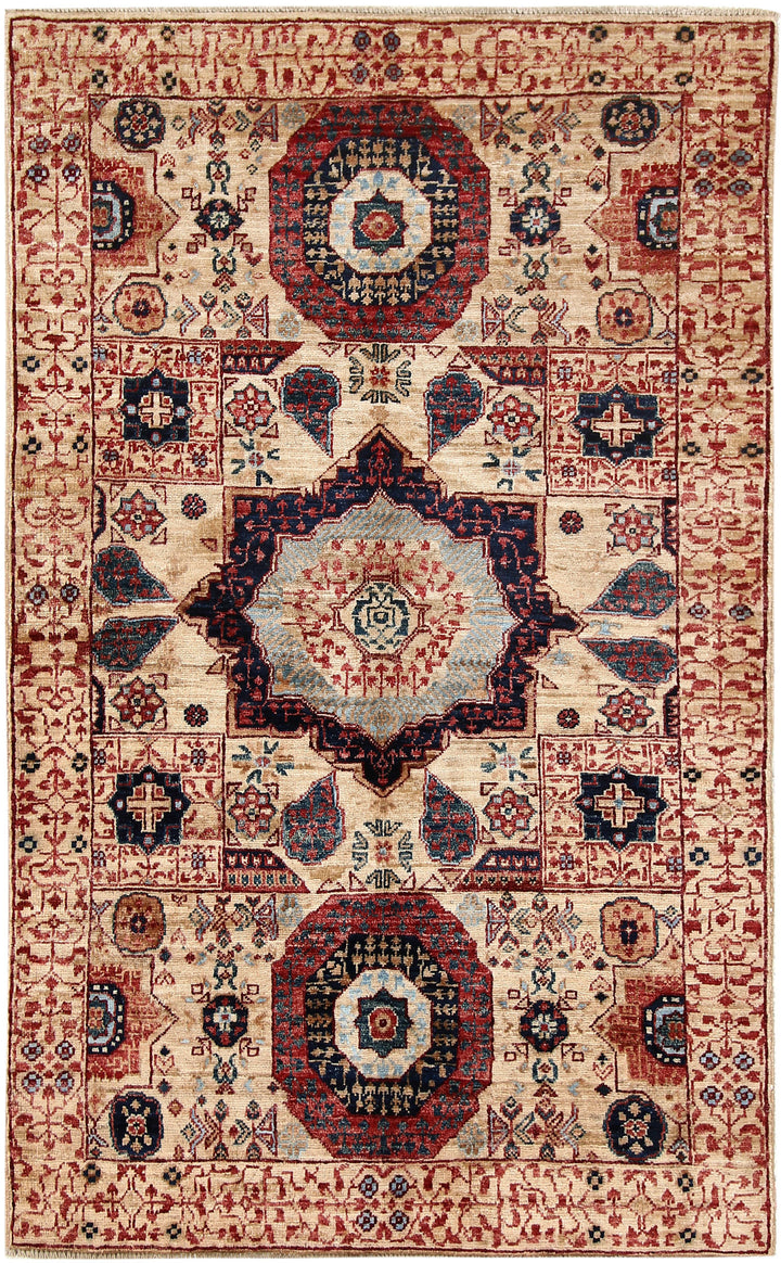 Bisque Mamluk 3' 3 x 5' 2 - No. 65929 - ALRUG Rug Store