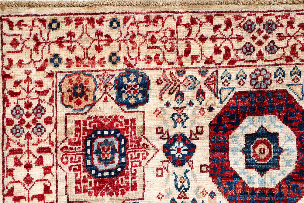 Blanched Almond Mamluk 3' 1 x 5' 2 - No. 65931 - ALRUG Rug Store