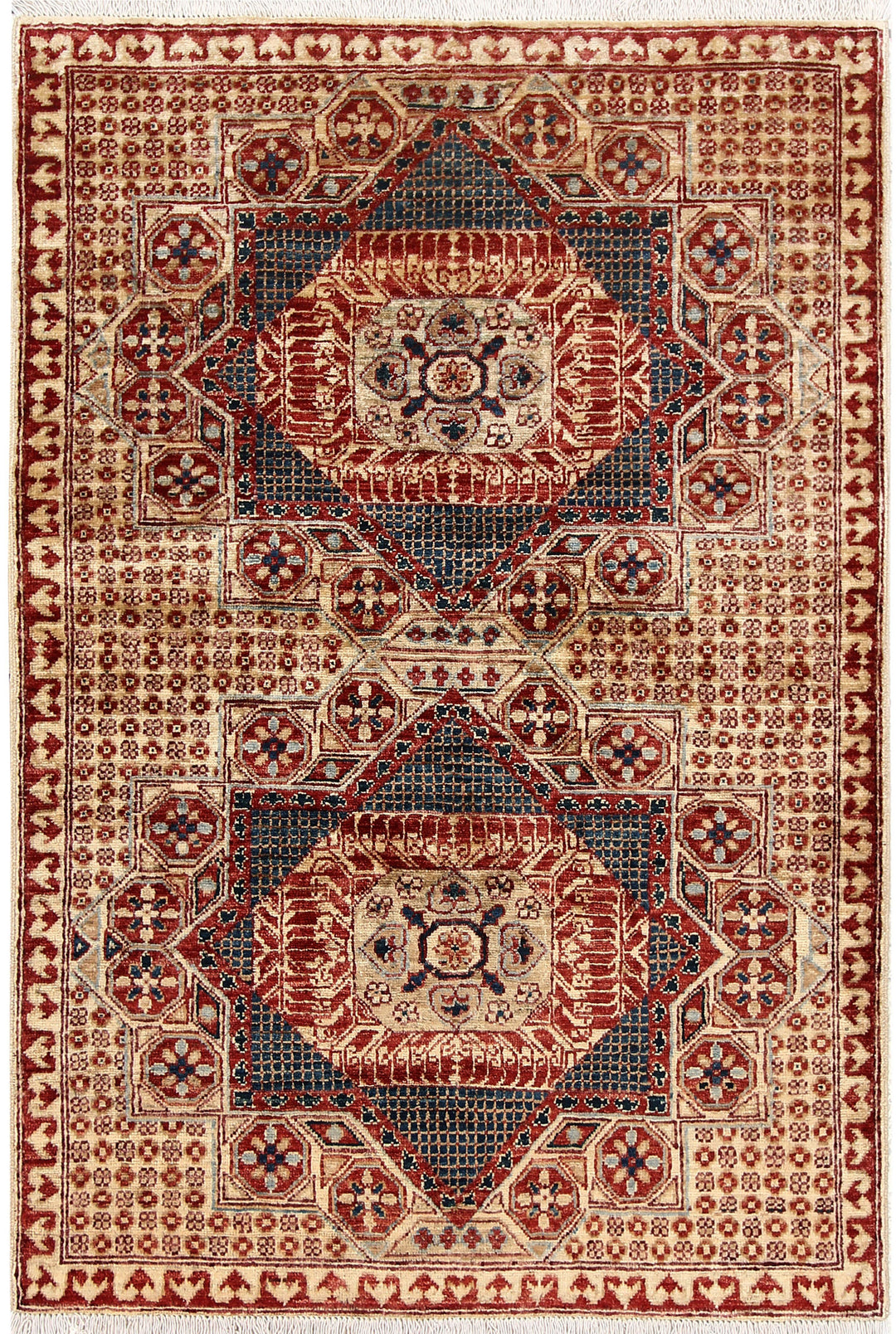 Tan Mamluk 3' 2 x 4' 9 - No. 65932 - ALRUG Rug Store