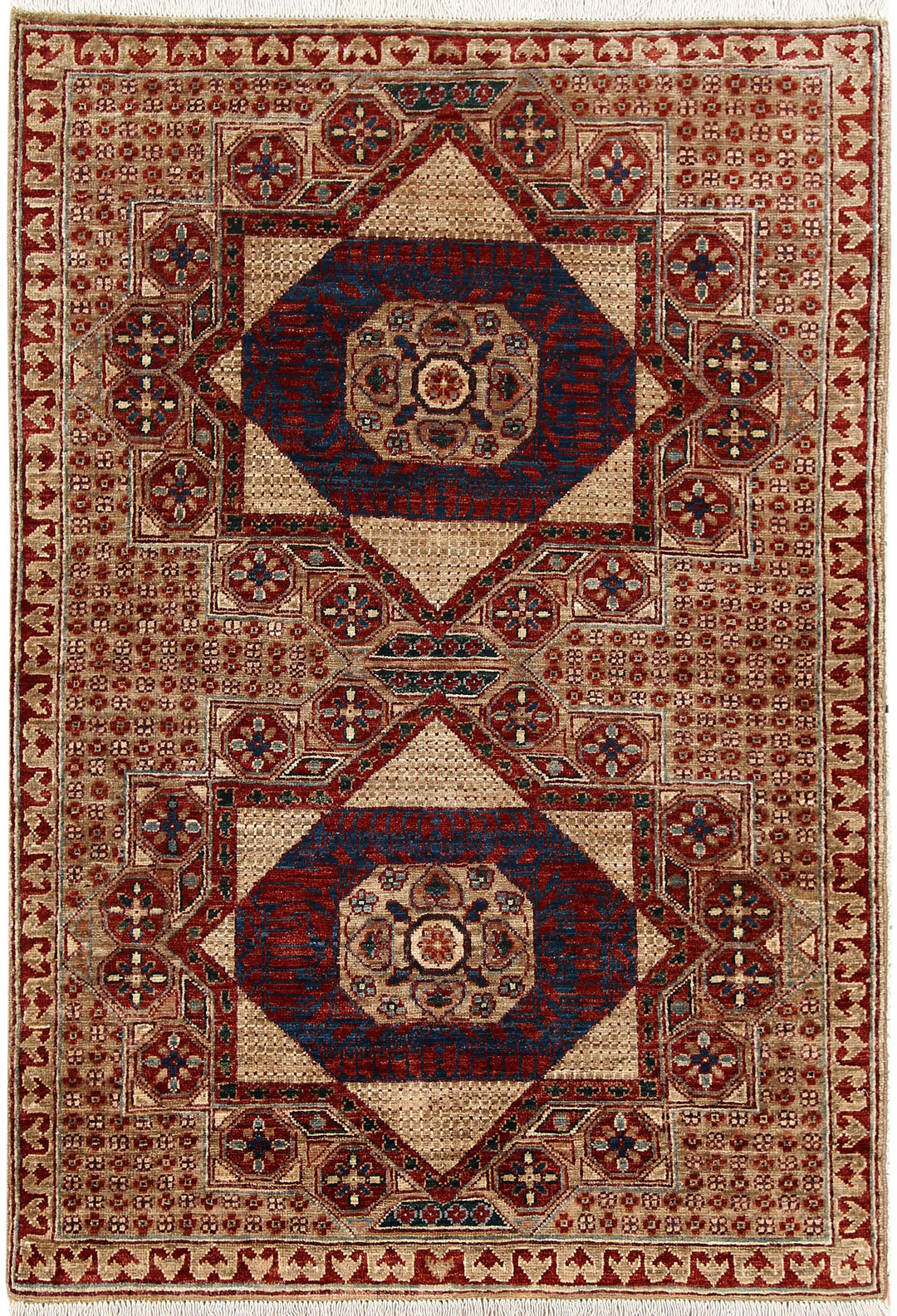 Tan Mamluk 3' 3 x 4' 10 - No. 65934 - ALRUG Rug Store