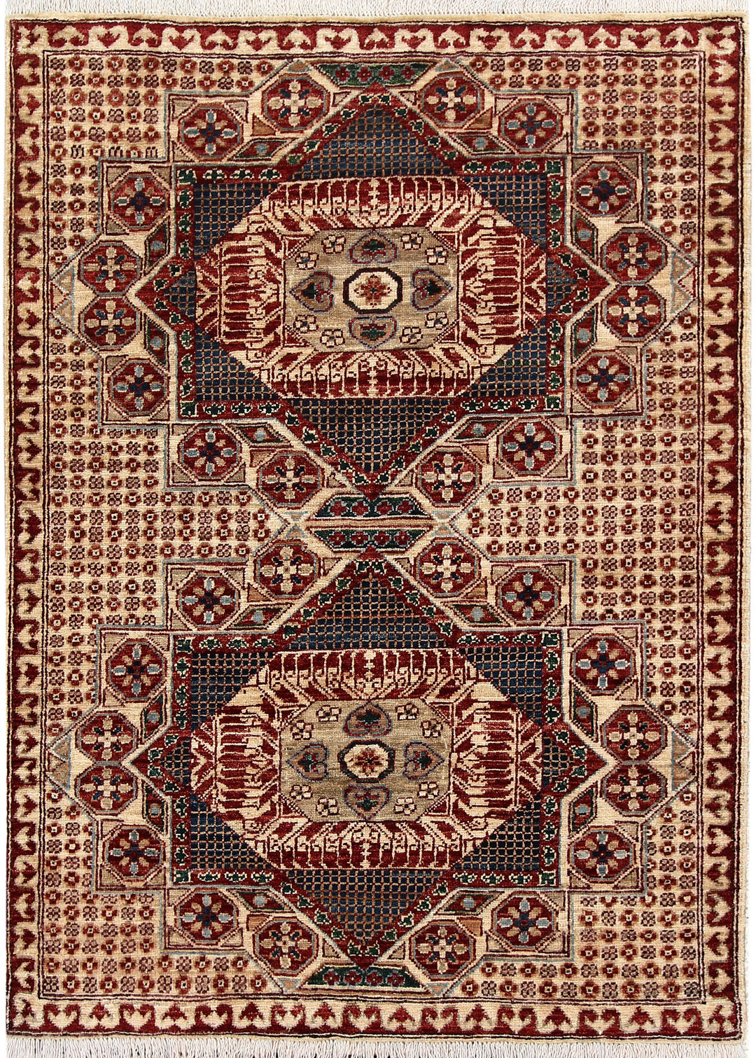 Bisque Mamluk 3' 4 x 4' 11 - No. 65936 - ALRUG Rug Store