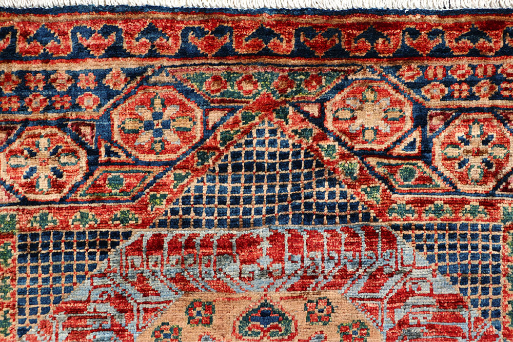 Multi Colored Mamluk 3' 4 x 4' 7 - No. 65937 - ALRUG Rug Store