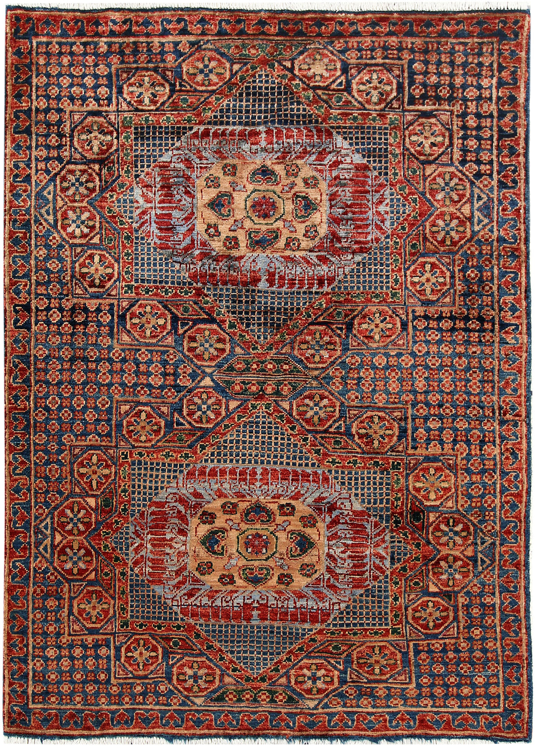 Multi Colored Mamluk 3' 4 x 4' 7 - No. 65937 - ALRUG Rug Store