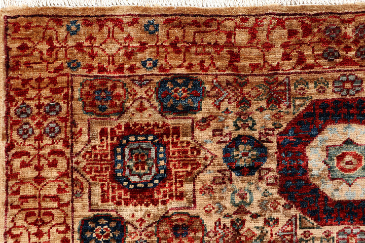 Tan Mamluk 3' 3 x 4' 11 - No. 65938 - ALRUG Rug Store