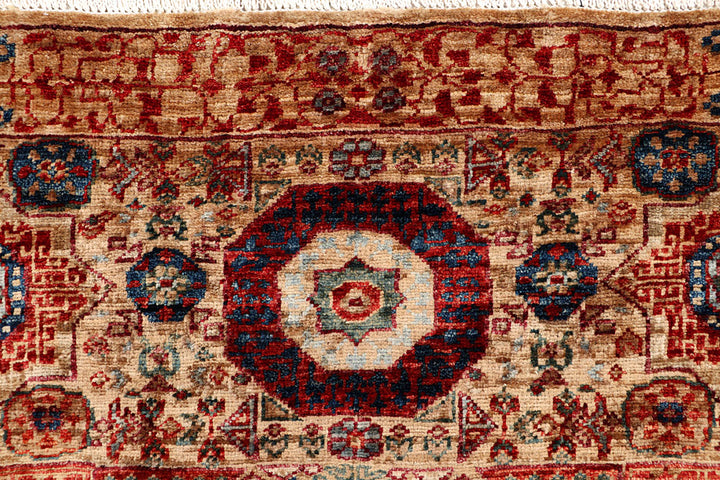 Tan Mamluk 3' 3 x 4' 11 - No. 65938 - ALRUG Rug Store
