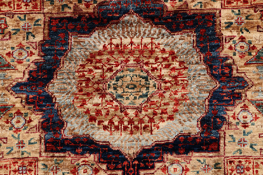 Tan Mamluk 3' 3 x 4' 11 - No. 65938 - ALRUG Rug Store