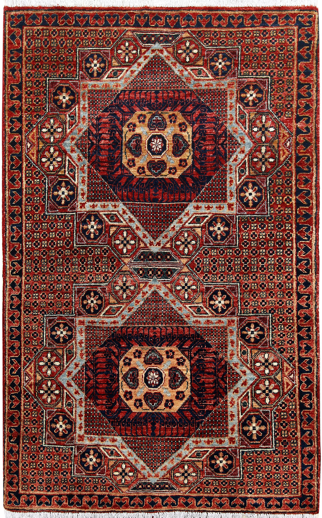 Multi Colored Mamluk 3' 1 x 5' - No. 65940 - ALRUG Rug Store