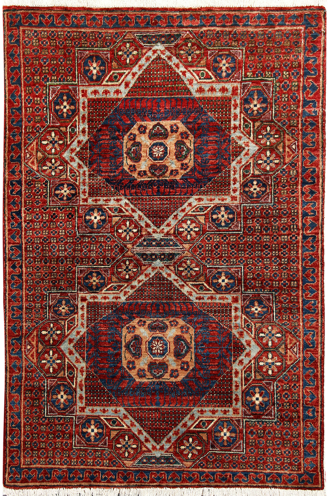 Multi Colored Mamluk 3' 3 x 4' 11 - No. 65941 - ALRUG Rug Store