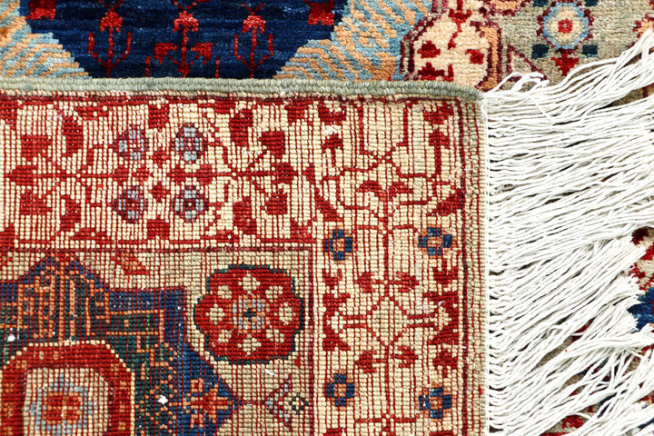 Dark Sea Green Mamluk 3' 1 x 5' 1 - No. 65943 - ALRUG Rug Store