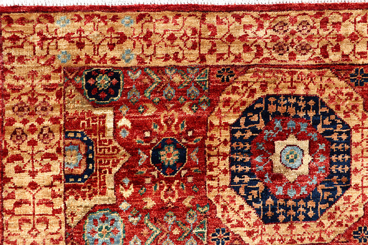 Firebrick Mamluk 3' 3 x 5' 6 - No. 65944 - ALRUG Rug Store