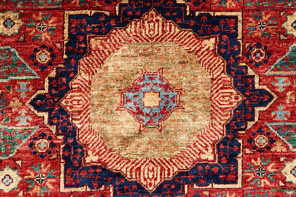 Firebrick Mamluk 3' 3 x 5' 6 - No. 65944 - ALRUG Rug Store
