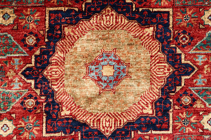 Firebrick Mamluk 3' 3 x 5' 6 - No. 65944 - ALRUG Rug Store