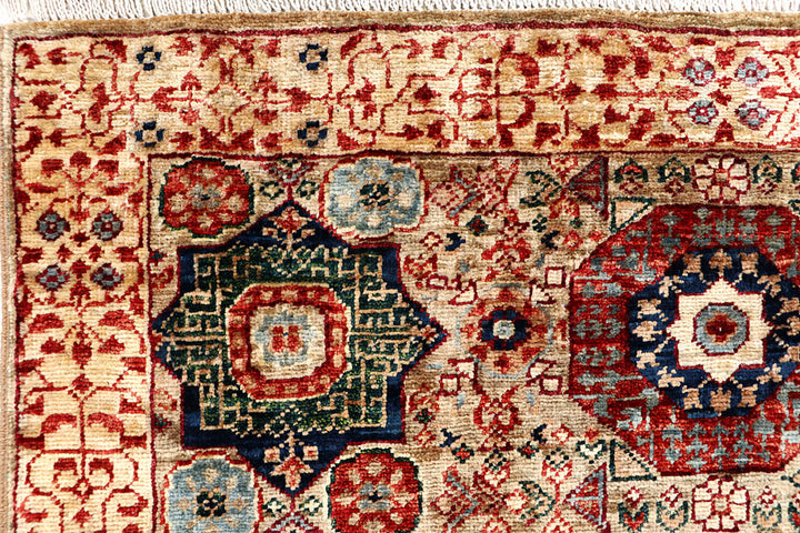 Tan Mamluk 3' 2 x 4' 11 - No. 65945 - ALRUG Rug Store