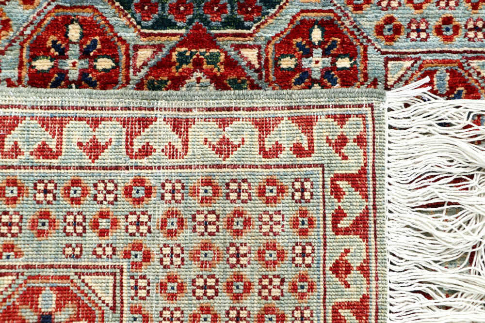 Cadet Blue Mamluk 3' 2 x 4' 10 - No. 65946 - ALRUG Rug Store