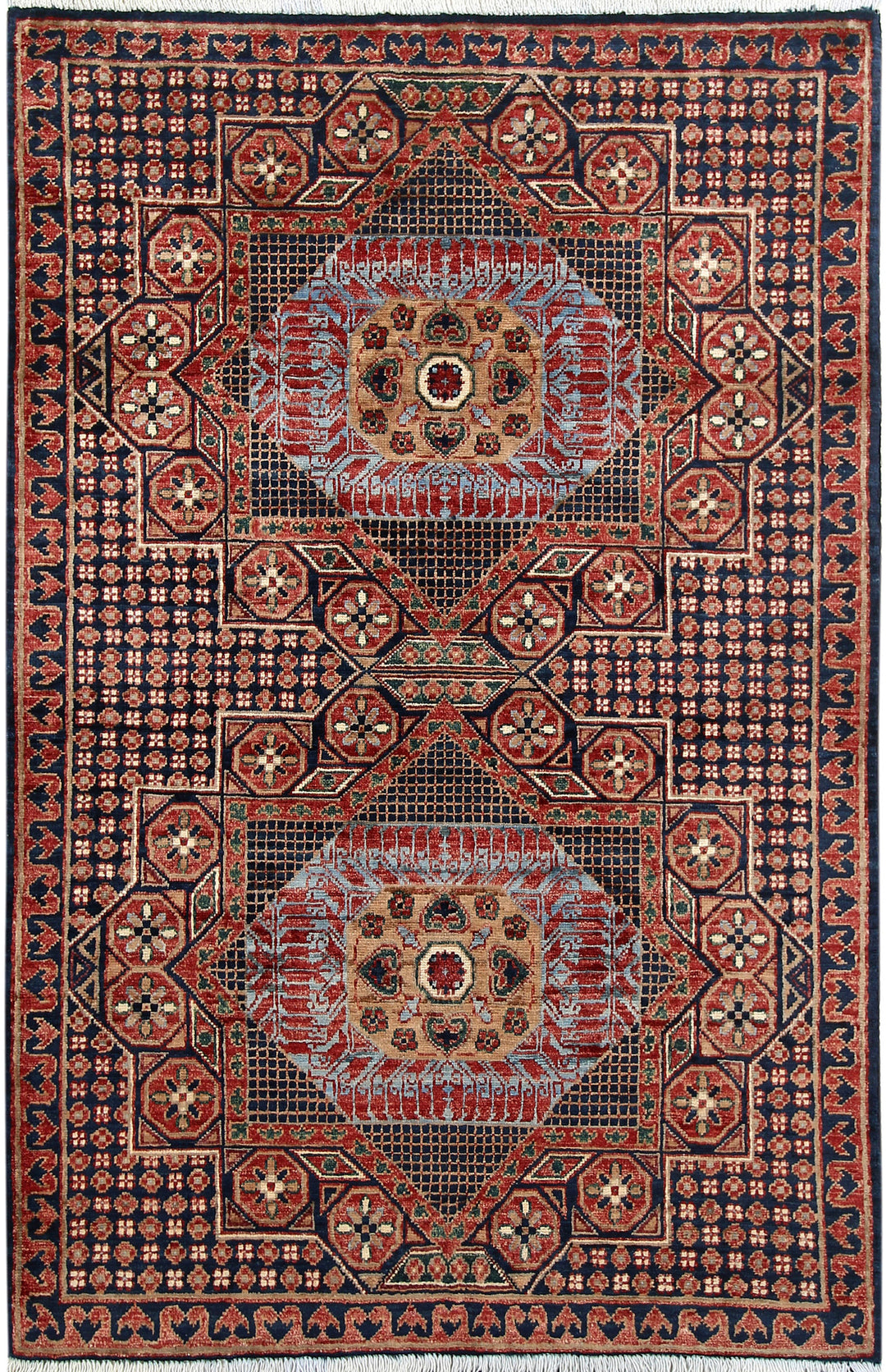 Multi Colored Mamluk 3' 3 x 5' 1 - No. 65948 - ALRUG Rug Store
