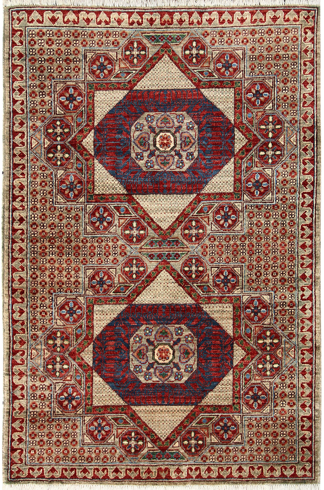 Multi Colored Mamluk 3' 3 x 5' 1 - No. 65949 - ALRUG Rug Store