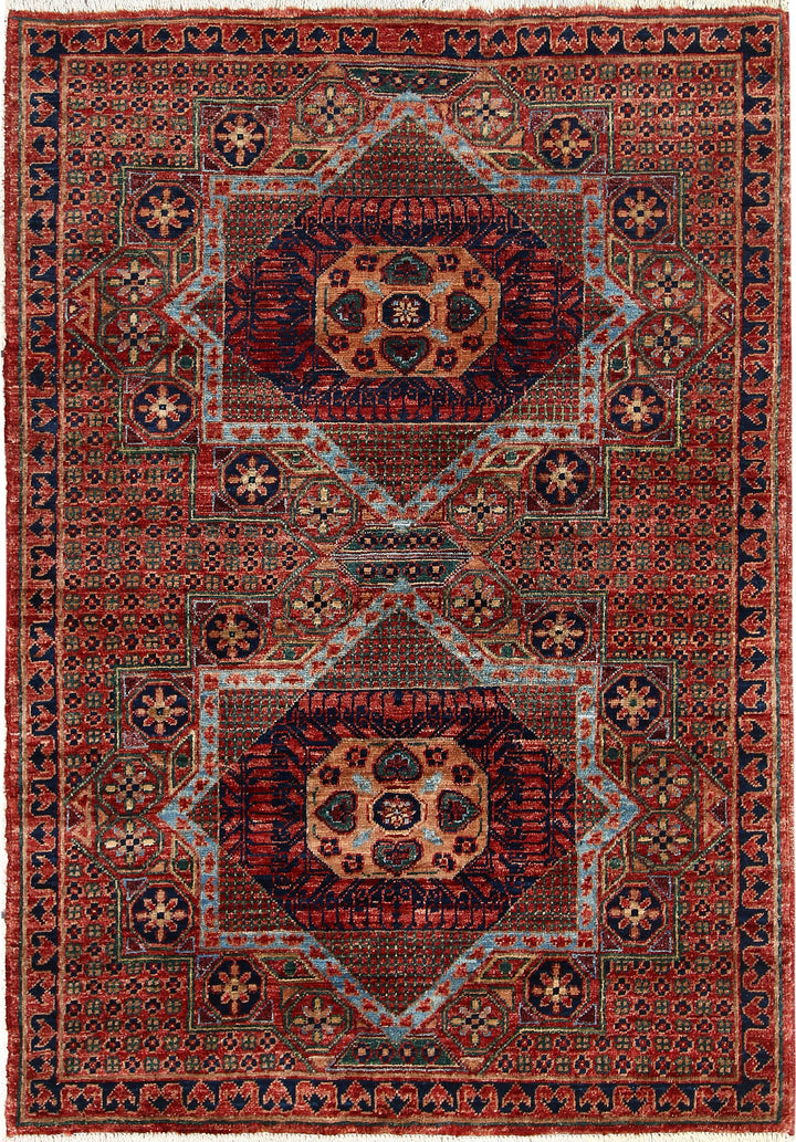 Multi Colored Mamluk 3' 3 x 4' 9 - No. 65950 - ALRUG Rug Store