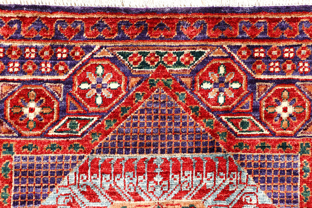 Multi Colored Mamluk 3' 3 x 5' - No. 65951 - ALRUG Rug Store