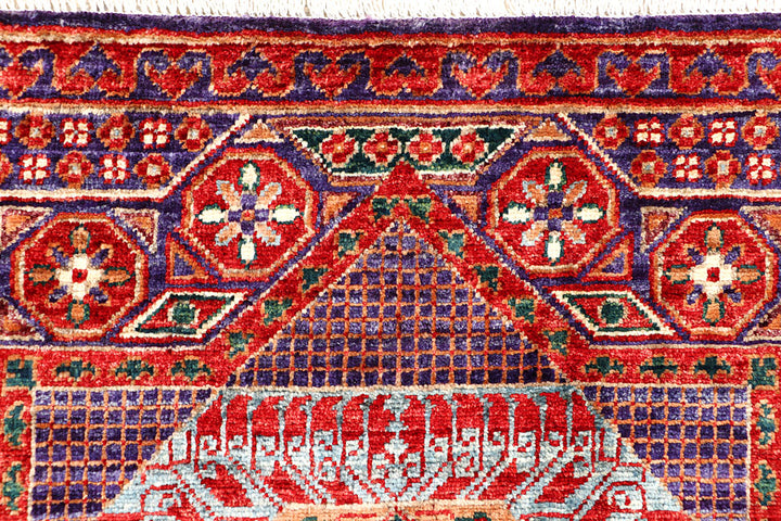 Multi Colored Mamluk 3' 3 x 5' - No. 65951 - ALRUG Rug Store