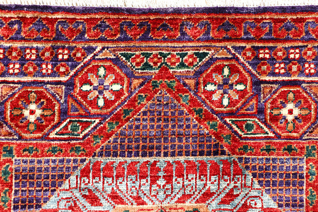 Multi Colored Mamluk 3' 3 x 5' - No. 65951 - ALRUG Rug Store