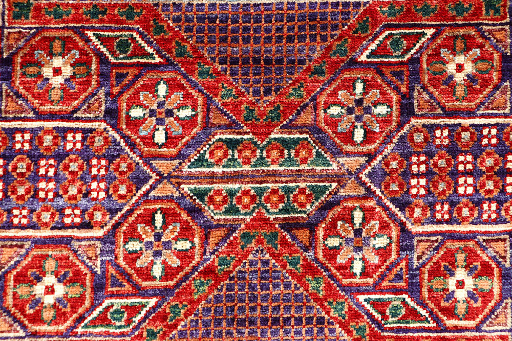 Multi Colored Mamluk 3' 3 x 5' - No. 65951 - ALRUG Rug Store