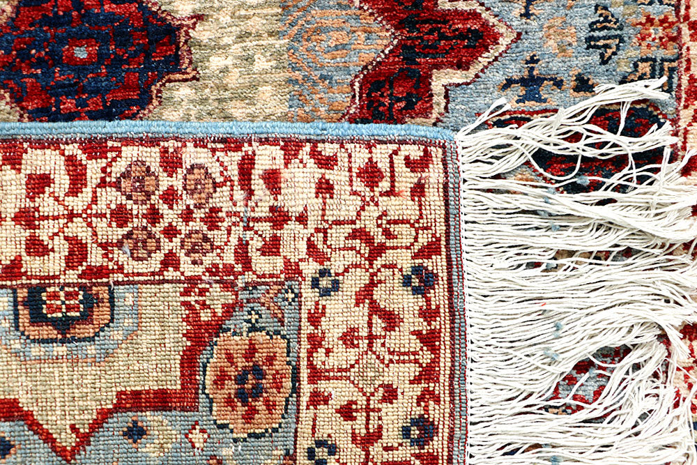 Light Slate Grey Mamluk 3' 3 x 5' 3 - No. 65953 - ALRUG Rug Store