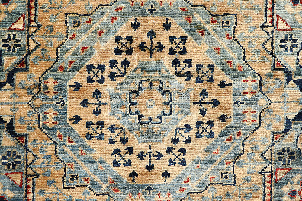 Cadet Blue Mamluk 1' 11 x 4' 9 - No. 65954 - ALRUG Rug Store