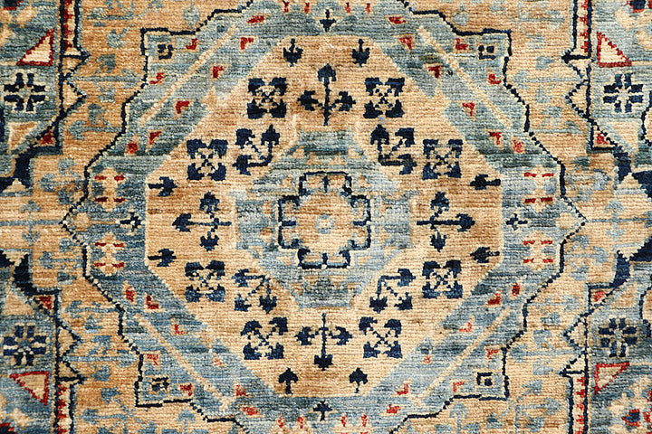 Cadet Blue Mamluk 1' 11 x 4' 9 - No. 65954 - ALRUG Rug Store
