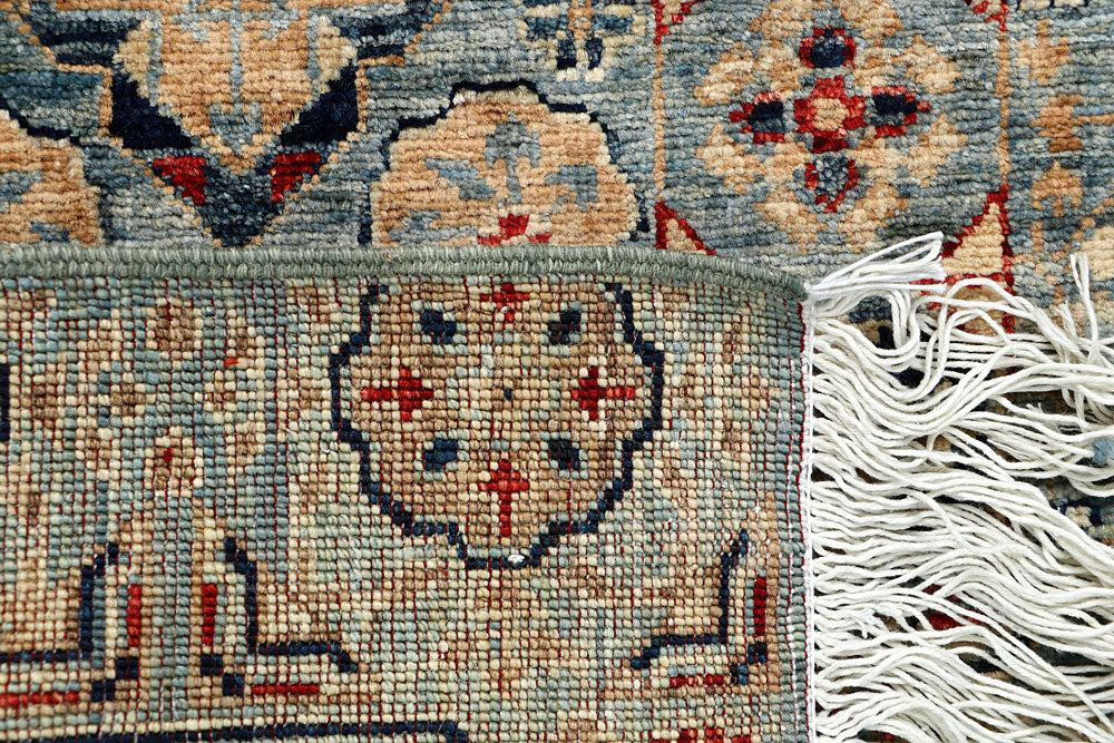 Cadet Blue Mamluk 1' 11 x 4' 9 - No. 65954 - ALRUG Rug Store