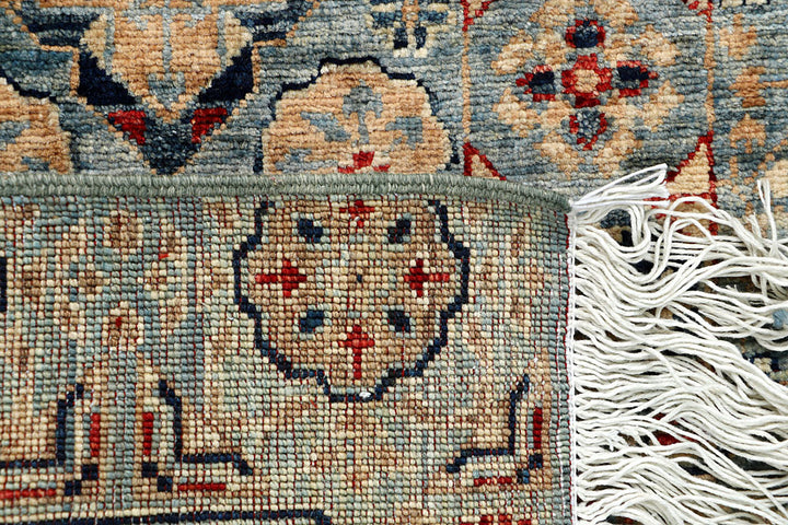 Cadet Blue Mamluk 1' 11 x 4' 9 - No. 65954 - ALRUG Rug Store