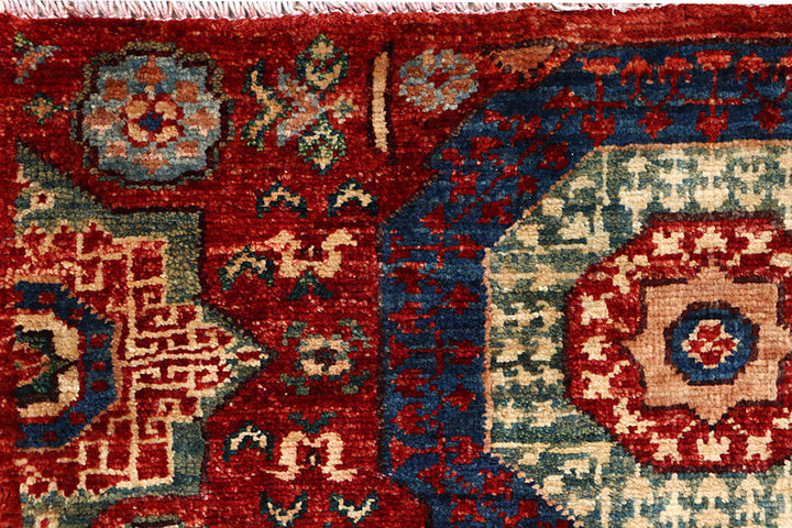 Firebrick Mamluk 2' x 4' 8 - No. 65955 - ALRUG Rug Store