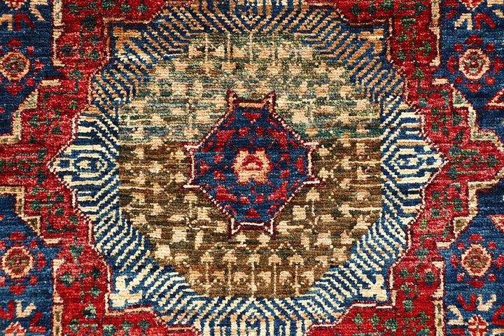 Steel Blue Mamluk 1' 11 x 4' 11 - No. 65956 - ALRUG Rug Store