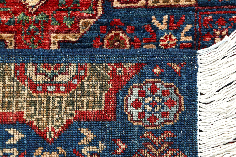 Steel Blue Mamluk 1' 11 x 4' 11 - No. 65956 - ALRUG Rug Store