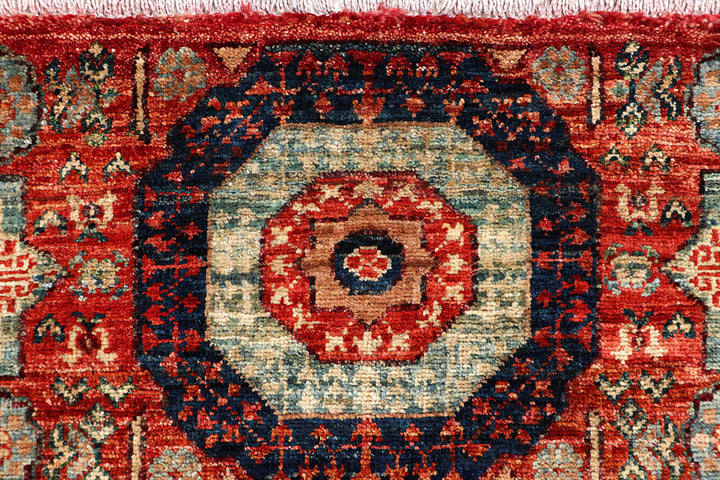 Firebrick Mamluk 2' x 4' 9 - No. 65957 - ALRUG Rug Store