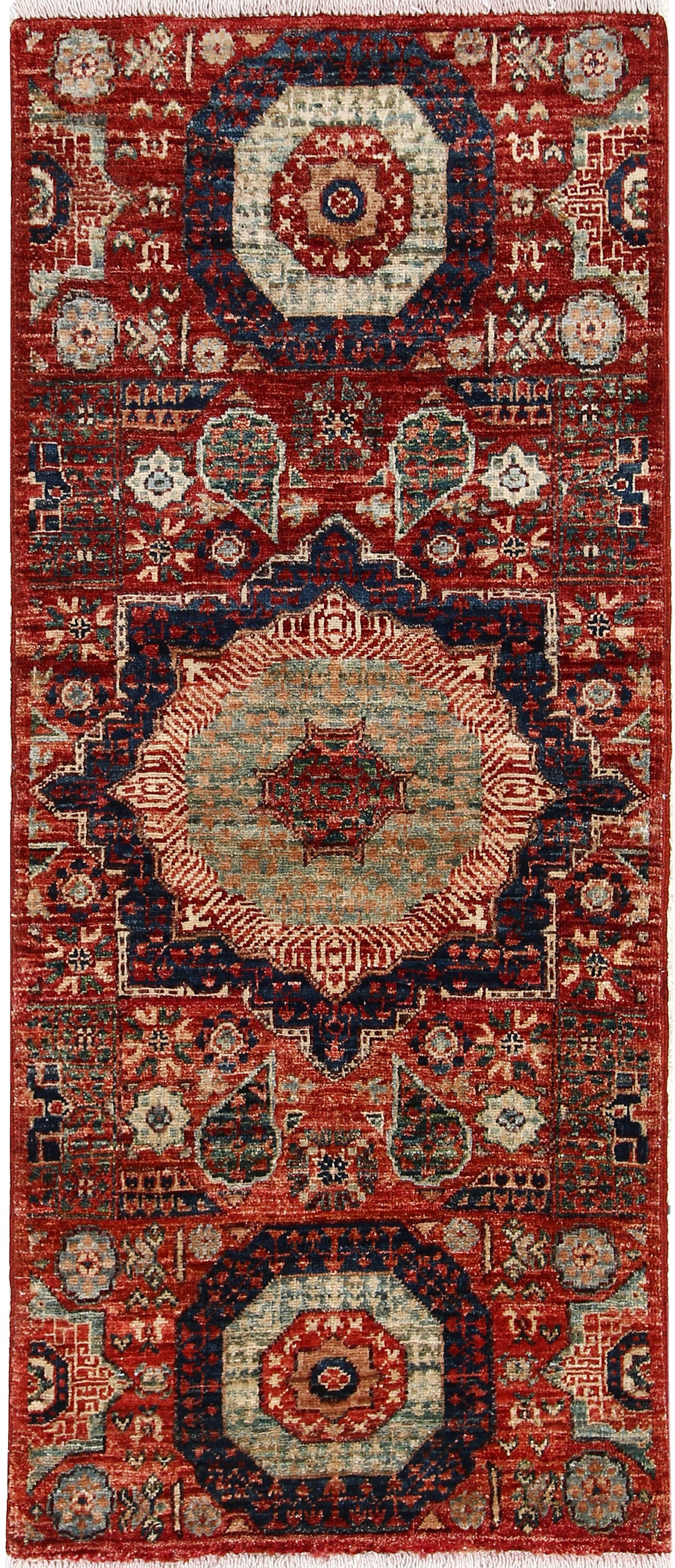 Firebrick Mamluk 2' x 4' 9 - No. 65957 - ALRUG Rug Store