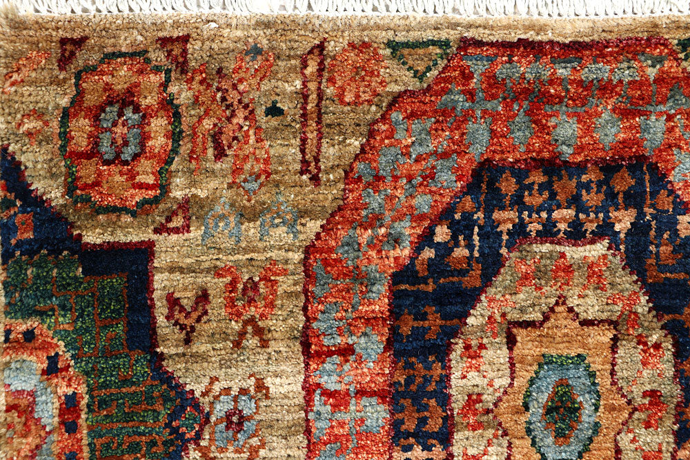 Olive Mamluk 2' x 4' 8 - No. 65958 - ALRUG Rug Store