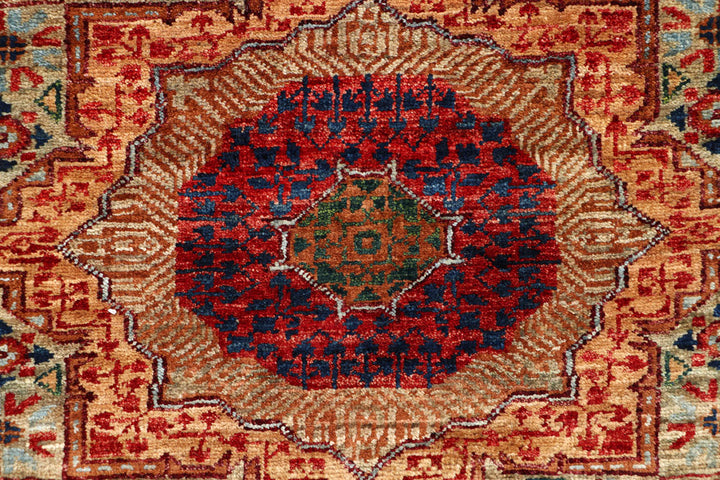 Olive Mamluk 2' x 4' 8 - No. 65958 - ALRUG Rug Store