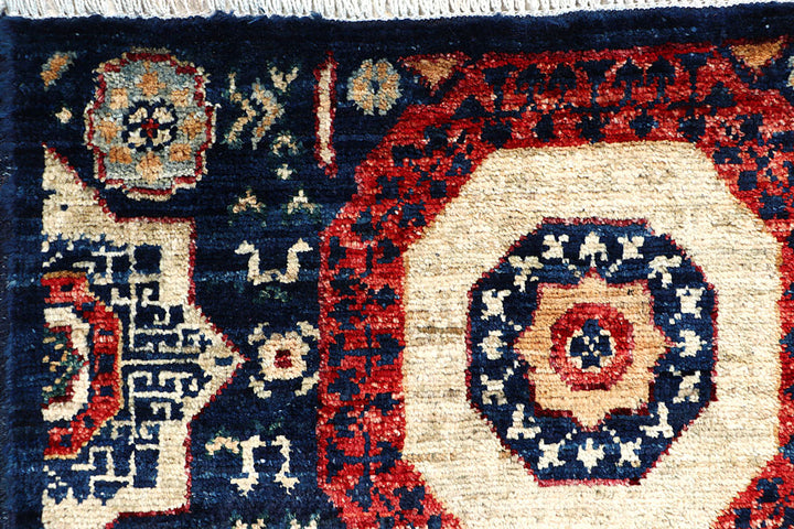 Midnight Blue Mamluk 1' 10 x 4' 10 - No. 65959 - ALRUG Rug Store