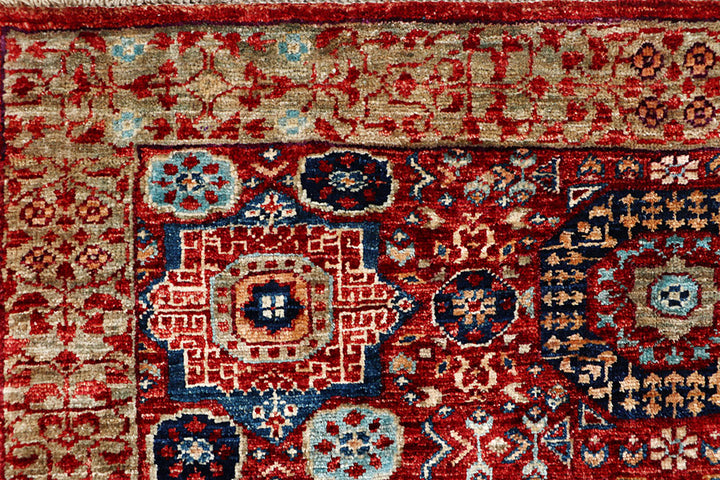 Firebrick Mamluk 3' 3 x 4' 9 - No. 65961 - ALRUG Rug Store