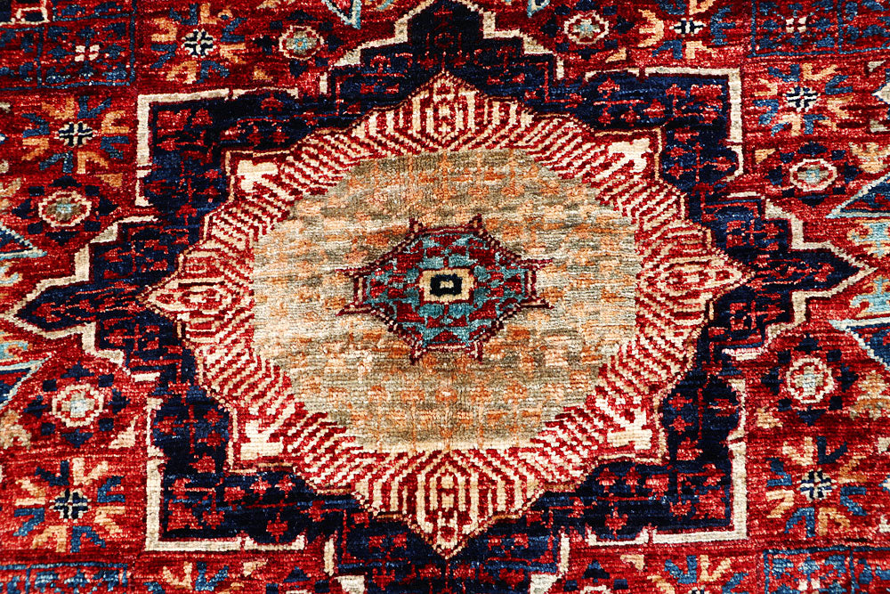 Firebrick Mamluk 3' 3 x 4' 9 - No. 65961 - ALRUG Rug Store