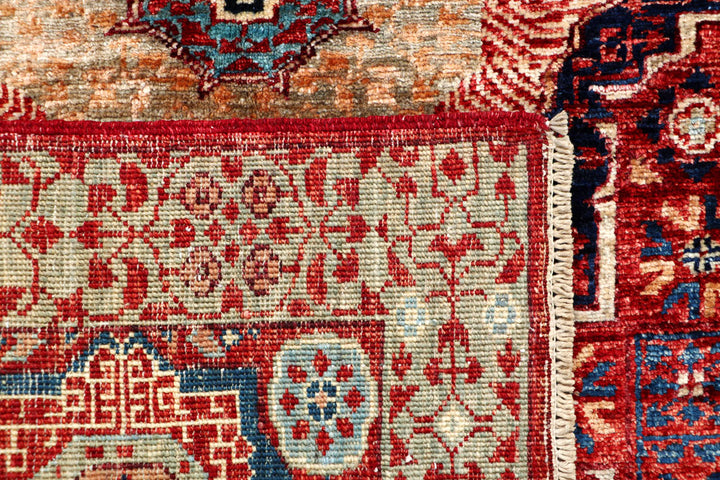 Firebrick Mamluk 3' 3 x 4' 9 - No. 65961 - ALRUG Rug Store