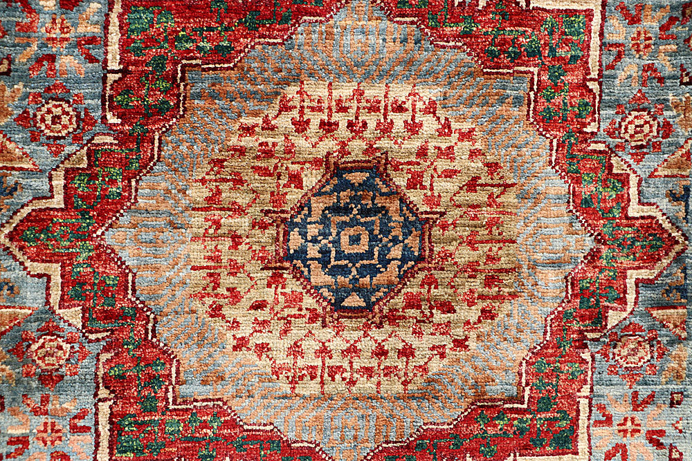 Light Slate Grey Mamluk 1' 11 x 4' 9 - No. 65962 - ALRUG Rug Store