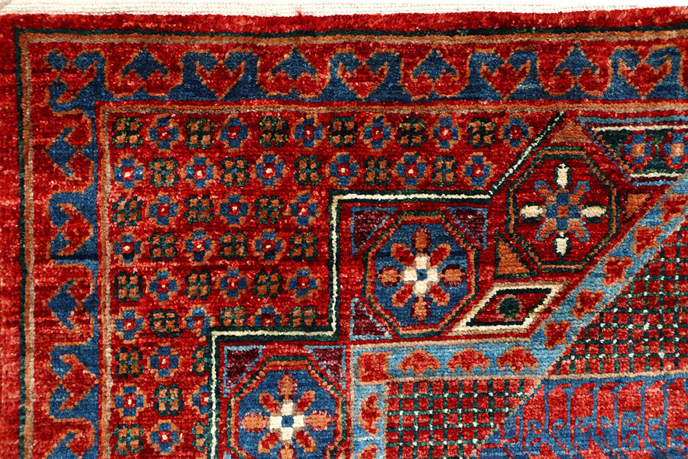 Firebrick Mamluk 3' 3 x 4' 10 - No. 65964 - ALRUG Rug Store