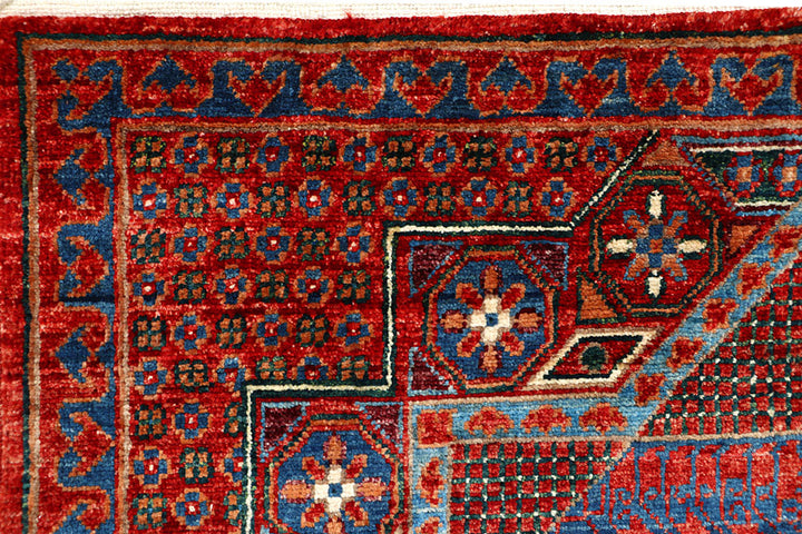 Firebrick Mamluk 3' 3 x 4' 10 - No. 65964 - ALRUG Rug Store