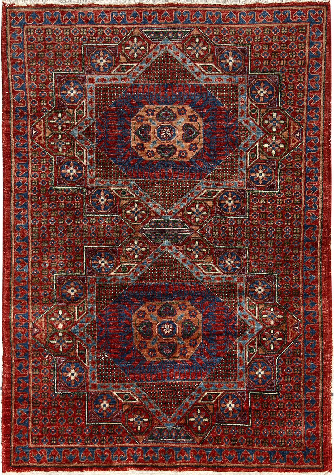 Firebrick Mamluk 3' 3 x 4' 10 - No. 65964 - ALRUG Rug Store