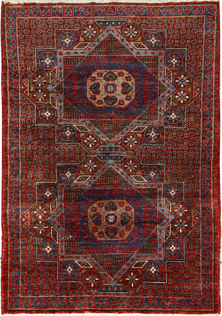 Firebrick Mamluk 3' 3 x 4' 10 - No. 65964 - ALRUG Rug Store